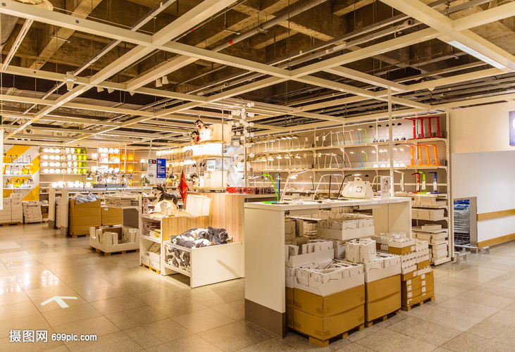 家居商场灯具展位陈列